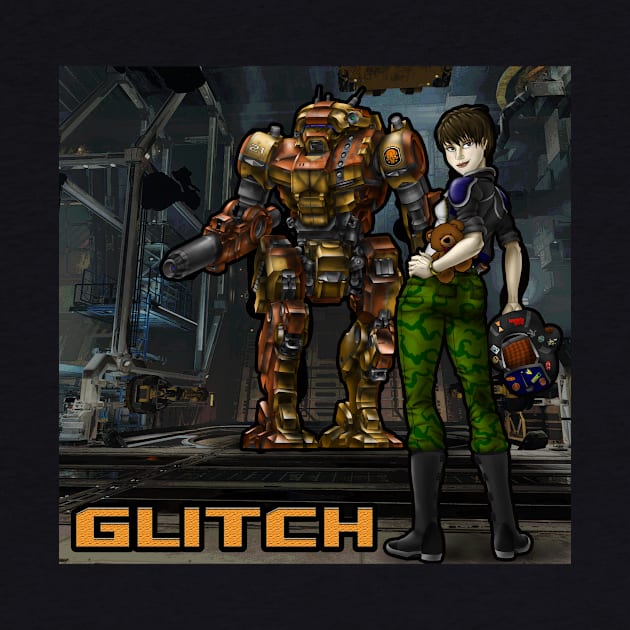 Glitch and her VND-1R Vindicator Battlemech by Oswald's Oddities